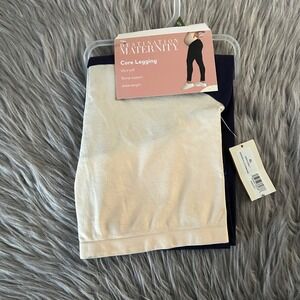 Destination Maternity Core Legging Womens Size XL 16/18 Blue Ultra Soft Ankle